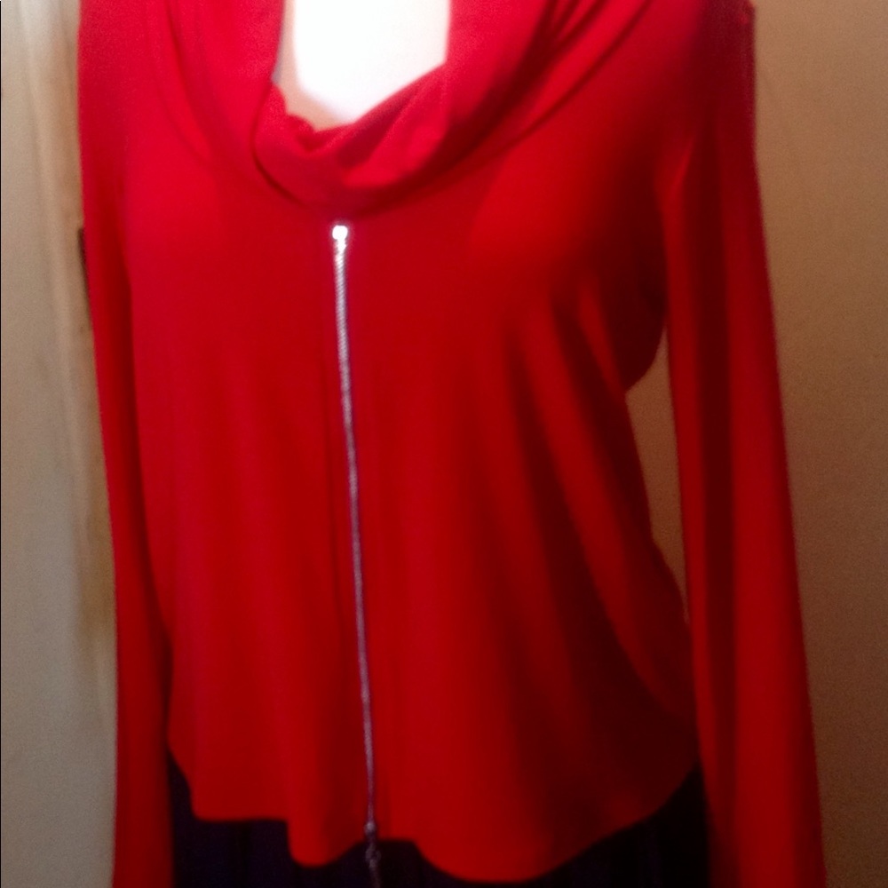 Joseph Ribkoff Red Top SZ8 BNWT - Picture 7 of 8